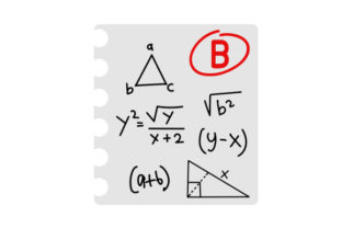 Math Test with a B: A Crafts Gem for School Amp Sellers