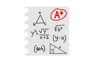 Math Test with an A: Crafts for School Amp Success